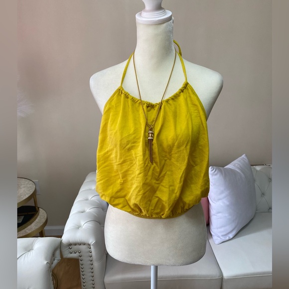 Zara Tops - ZARA WOMEN’S YELLOW TOP SIZE M